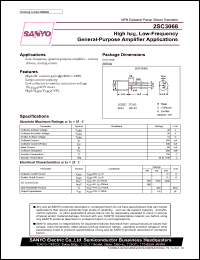 datasheet for 2SC3068 by SANYO Electric Co., Ltd.