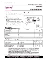 datasheet for 2SC3986 by SANYO Electric Co., Ltd.