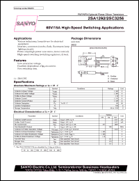 datasheet for 2SC3256 by SANYO Electric Co., Ltd.