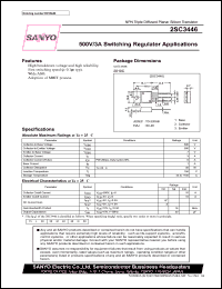 datasheet for 2SC3446 by SANYO Electric Co., Ltd.