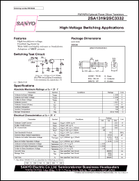 datasheet for 2SA1319 by SANYO Electric Co., Ltd.