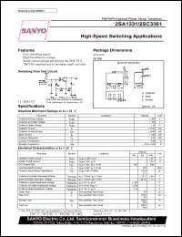 datasheet for 2SC3361 by SANYO Electric Co., Ltd.