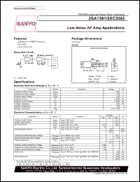 datasheet for 2SC3382 by SANYO Electric Co., Ltd.