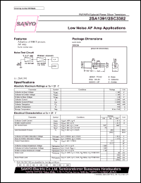 datasheet for 2SA1391 by SANYO Electric Co., Ltd.