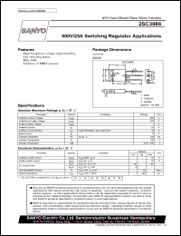 datasheet for 2SC3988 by SANYO Electric Co., Ltd.