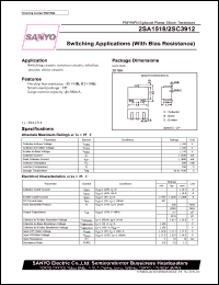 datasheet for 2SC3912 by SANYO Electric Co., Ltd.