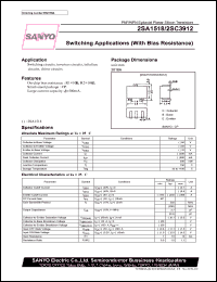 datasheet for 2SA1518 by SANYO Electric Co., Ltd.