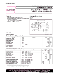 datasheet for 2SC3788 by SANYO Electric Co., Ltd.