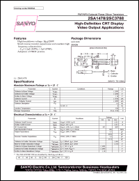 datasheet for 2SA1478 by SANYO Electric Co., Ltd.