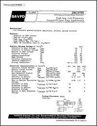 datasheet for 2SC3792 by SANYO Electric Co., Ltd.