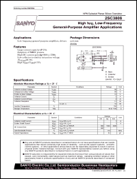 datasheet for 2SC3808 by SANYO Electric Co., Ltd.