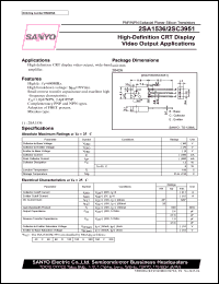 datasheet for 2SC3951 by SANYO Electric Co., Ltd.