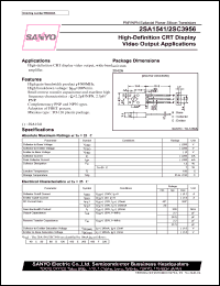 datasheet for 2SC3956 by SANYO Electric Co., Ltd.