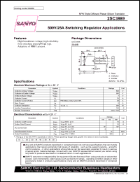 datasheet for 2SC3989 by SANYO Electric Co., Ltd.