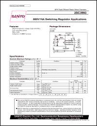 datasheet for 2SC3993 by SANYO Electric Co., Ltd.