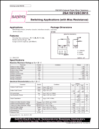 datasheet for 2SC3915 by SANYO Electric Co., Ltd.