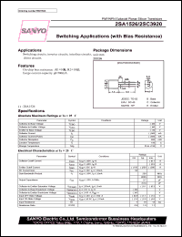 datasheet for 2SA1526 by SANYO Electric Co., Ltd.