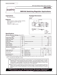 datasheet for 2SC3448 by SANYO Electric Co., Ltd.