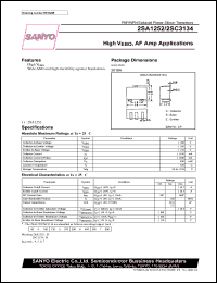 datasheet for 2SC3134 by SANYO Electric Co., Ltd.