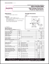 datasheet for 2SA1418 by SANYO Electric Co., Ltd.