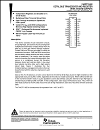 datasheet for 74ACT11652DWR by Texas Instruments