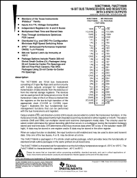 datasheet for 74ACT16646DL by Texas Instruments