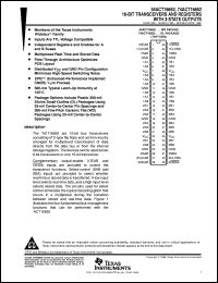 datasheet for 74ACT16652DL by Texas Instruments