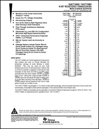 datasheet for 74ACT16952DL by Texas Instruments