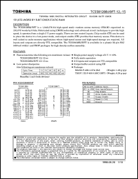 datasheet for TC558128BFT-12 by Toshiba