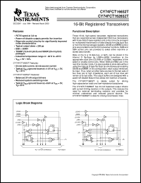 datasheet for 74FCT162652CTPACT by Texas Instruments