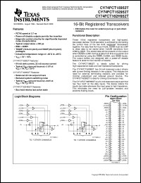 datasheet for CY74FCT162952BTPVC by Texas Instruments