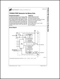 datasheet for TP5088WM by 