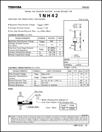 datasheet for 1NH42 by Toshiba