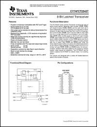 datasheet for CY74FCT2543ATQC by Texas Instruments