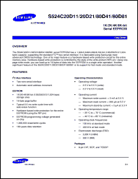 datasheet for KM681000BLP-7 by Samsung Electronic