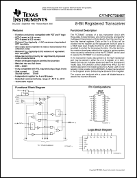 datasheet for CY74FCT2646ATQC by Texas Instruments