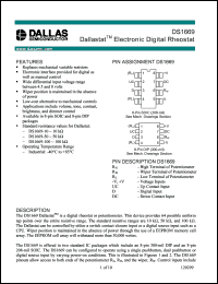 datasheet for DS1669-50 by Dallas Semiconductor
