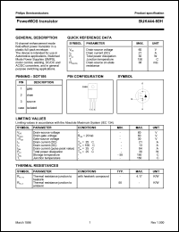 datasheet for BUK444-60H by Philips Semiconductors