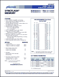 datasheet for MT28S2M32B1LCFG-75 by 