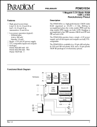 datasheet for PDM31034SA10SOATY by 