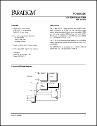 datasheet for PDM31256SA10SOTR by 