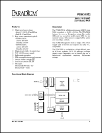 datasheet for PDM31532SA15SO by 