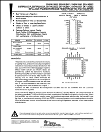 datasheet for SN54AS651JT by Texas Instruments