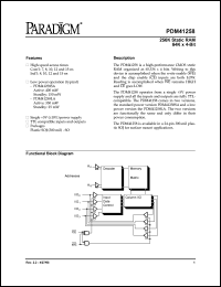 datasheet for PDM41258LA8SOITY by 