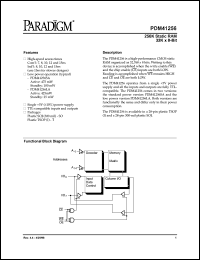 datasheet for PDM41256SA8TI by 