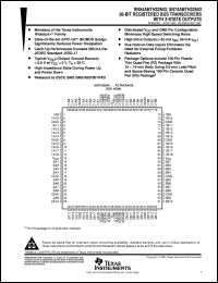datasheet for SN74ABTH32543PZ by Texas Instruments