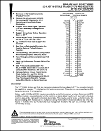 datasheet for SN74LVTH16652DL by Texas Instruments