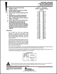 datasheet for 74AC16245DGGR by Texas Instruments