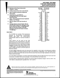 datasheet for 74AC16620DL by Texas Instruments