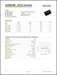 datasheet for REC2.2-3.315DUI by 